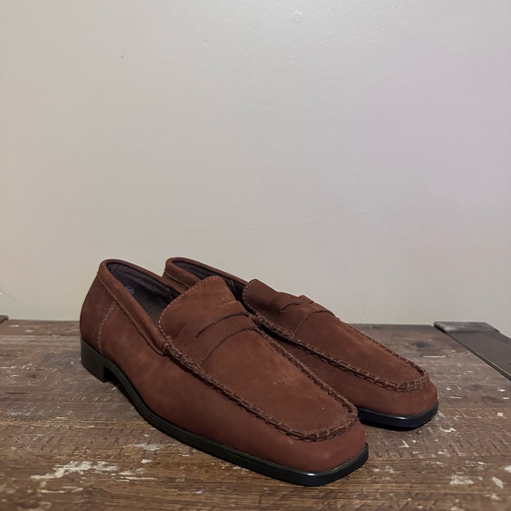 Chinese Laundry Brown Leather Loafers Women’s Size 10